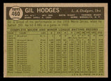 1961 Topps Baseball #460 Gil Hodges Dodgers EX-MT 539612
