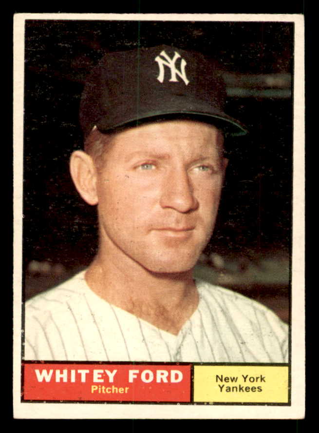 1961 Topps Baseball #160 Whitey Ford Yankees EX-MT 539621