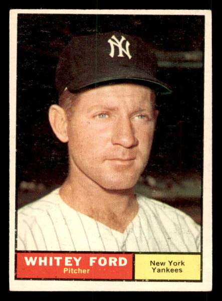 1961 Topps Baseball #160 Whitey Ford Yankees EX-MT 539621