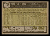 1961 Topps Baseball #160 Whitey Ford Yankees EX-MT 539622