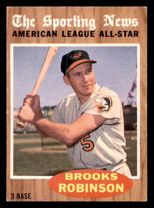 1962 Topps Baseball #468 Brooks Robinson A.S. Orioles EX-MT 539626