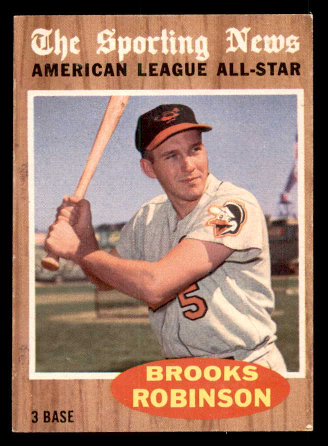 1962 Topps Baseball #468 Brooks Robinson A.S. Orioles EX-MT 539627