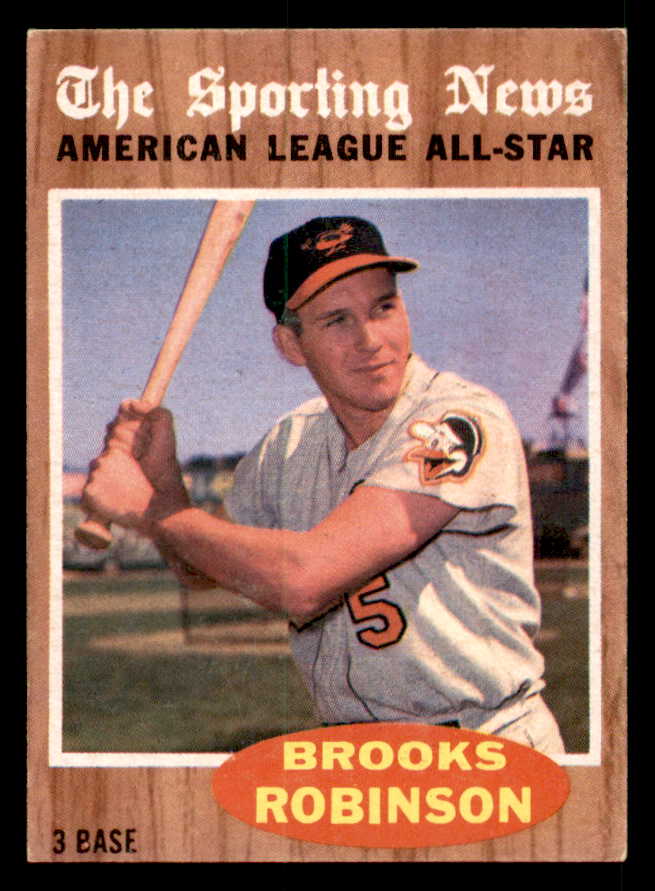 1962 Topps Baseball #468 Brooks Robinson A.S. Orioles EX-MT 539628