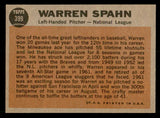1962 Topps Baseball #399 Warren Spahn A.S. Braves EX-MT 539629