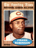 1962 Topps Baseball #396 Frank Robinson A.S. Reds EX-MT 539632