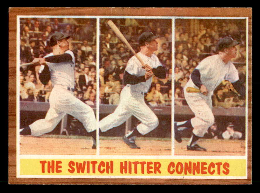 1962 Topps Baseball #318 Mickey Mantle IA Yankees EX-MT 539639