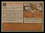 1962 Topps Baseball #045 Brooks Robinson Orioles EX-MT 539641