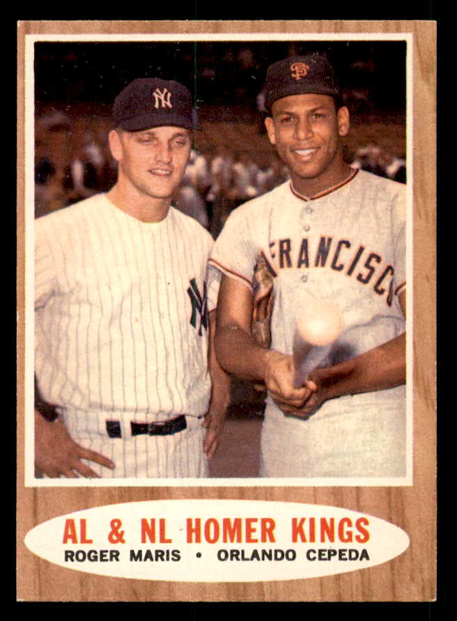 1962 Topps Baseball #401 Roger Maris Orlando Cepeda EX-MT 539645