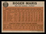 1962 Topps Baseball #313 Roger Maris IA Yankees EX-MT 539650
