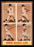 1962 Topps Baseball #313 Roger Maris IA Yankees EX-MT 539651