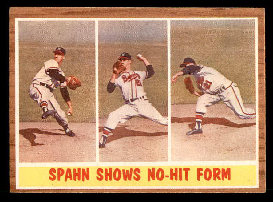 1962 Topps Baseball #312 Warren Spahn IA Braves EX-MT 539655
