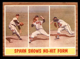 1962 Topps Baseball #312 Warren Spahn IA Braves EX-MT 539655
