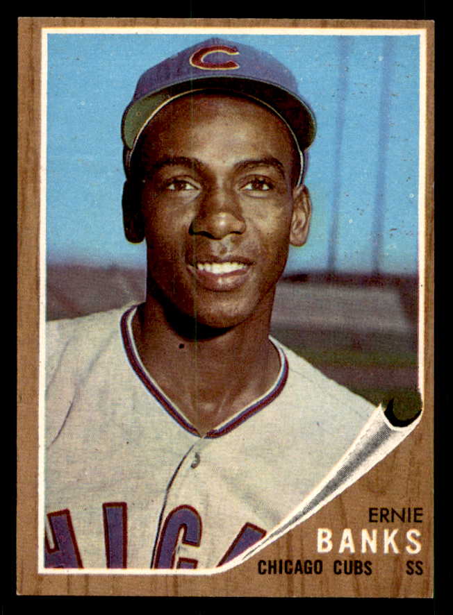 1962 Topps Baseball #025 Ernie Banks Cubs EX-MT 539656
