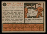1962 Topps Baseball #085 Gil Hodges Mets EX-MT 539662