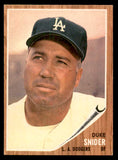1962 Topps Baseball #500 Duke Snider Dodgers EX-MT 539663