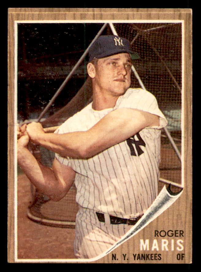 1962 Topps Baseball #001 Roger Maris Yankees EX-MT 539665