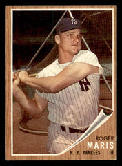 1962 Topps Baseball #001 Roger Maris Yankees EX-MT 539666