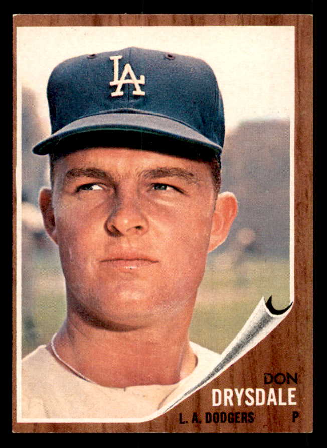 1962 Topps Baseball #340 Don Drysdale Dodgers EX-MT 539667