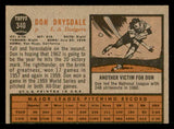 1962 Topps Baseball #340 Don Drysdale Dodgers EX-MT 539667