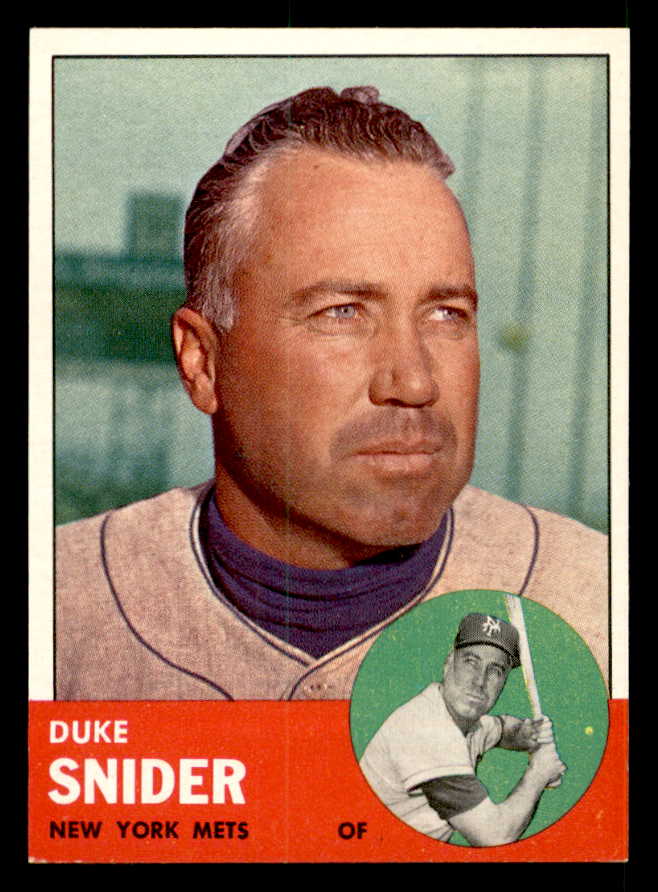 1963 Topps Baseball #550 Duke Snider Mets EX-MT 539674