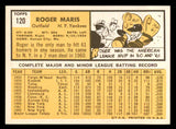 1963 Topps Baseball #120 Roger Maris Yankees EX-MT 539676