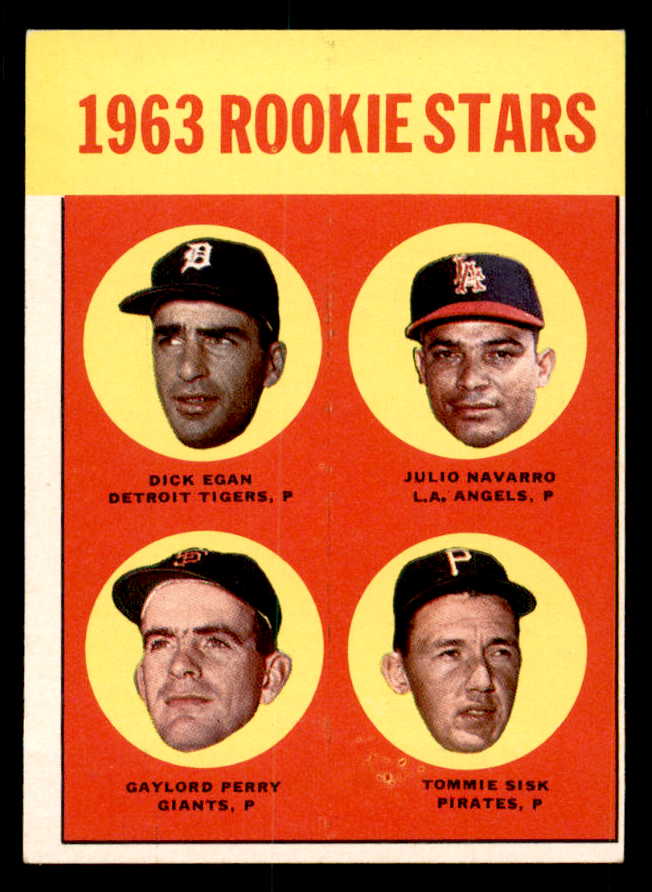 1963 Topps Baseball #169 Gaylord Perry Giants EX-MT 539682