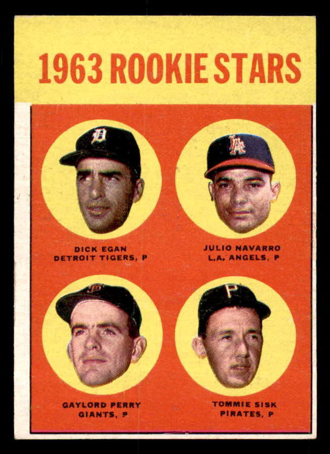 1963 Topps Baseball #169 Gaylord Perry Giants EX-MT 539683