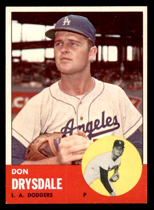 1963 Topps Baseball #360 Don Drysdale Dodgers EX-MT 539686