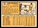 1963 Topps Baseball #360 Don Drysdale Dodgers EX-MT 539686