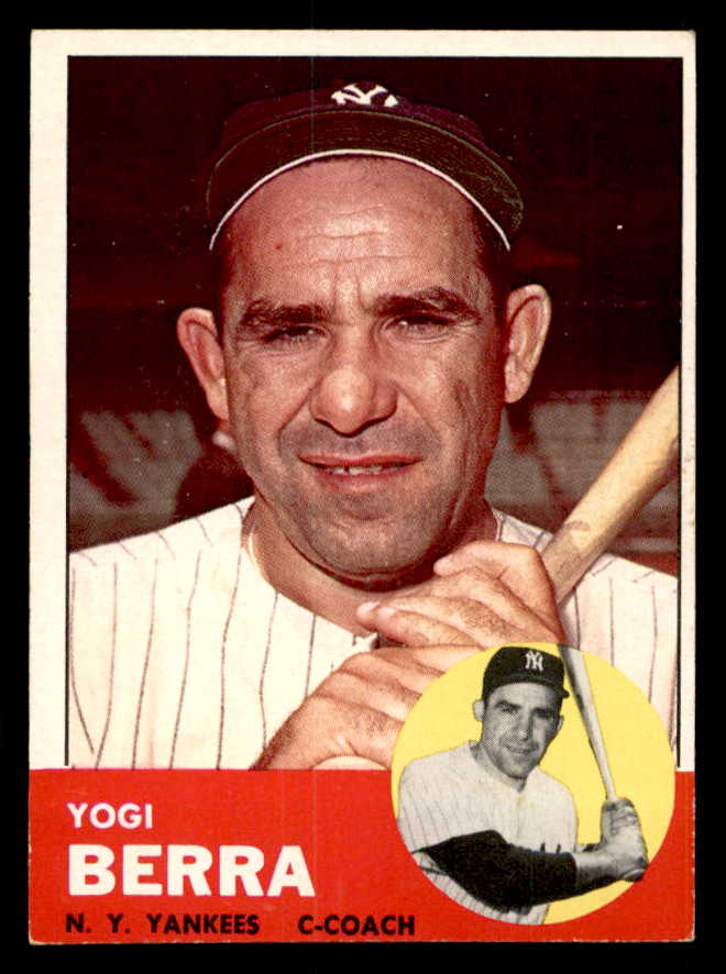 1963 Topps Baseball #340 Yogi Berra Yankees NR-MT 539690