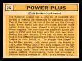 1963 Topps Baseball #242 Hank Aaron Ernie Banks EX+/EX-MT 539691