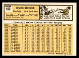1963 Topps Baseball #550 Duke Snider Mets EX-MT 539692