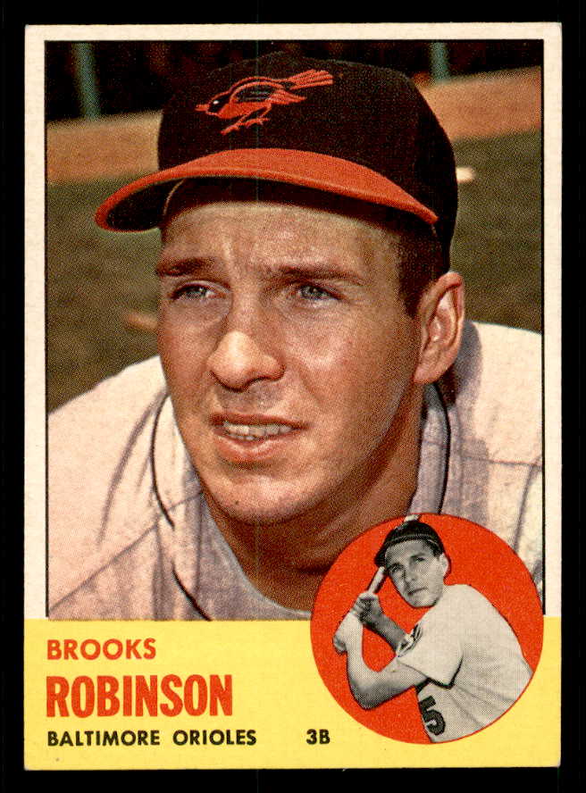 1963 Topps Baseball #345 Brooks Robinson Orioles EX-MT 539697