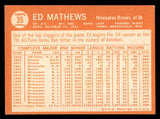 1964 Topps Baseball #035 Eddie Mathews Braves EX-MT 539707