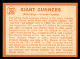 1964 Topps Baseball #306 Willie Mays Orlando Cepeda EX-MT 539716