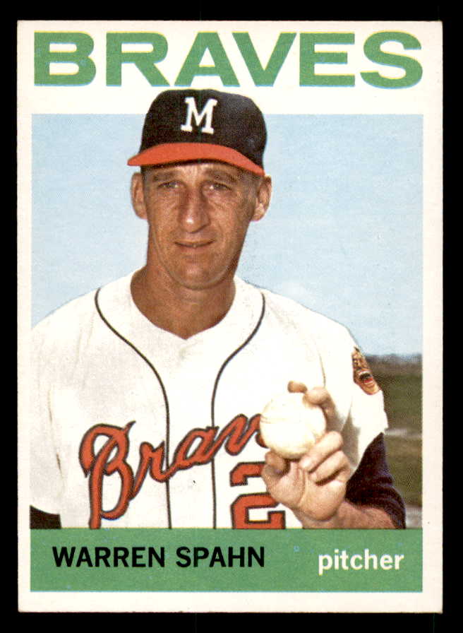 1964 Topps Baseball #400 Warren Spahn Braves NR-MT 539722