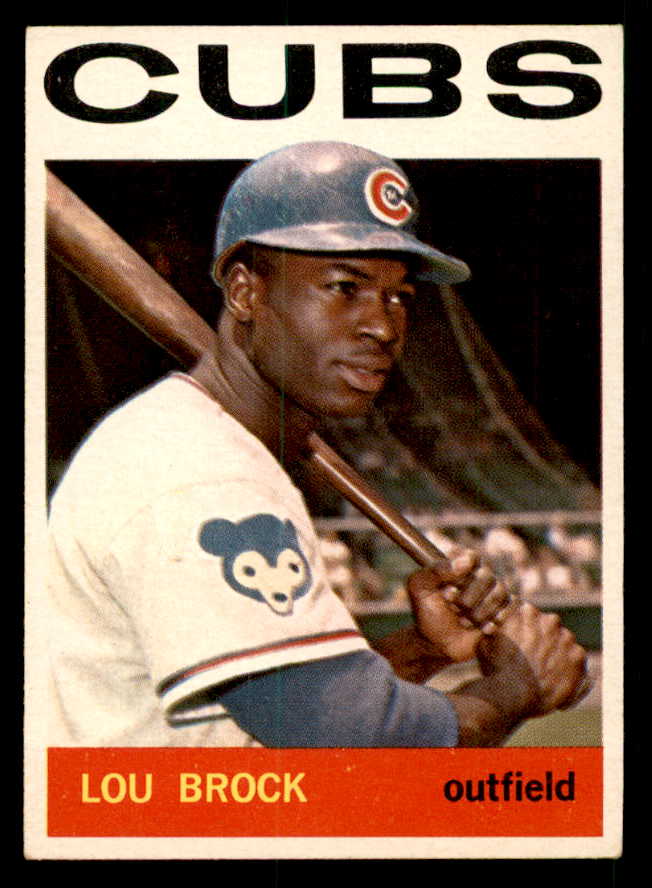 1964 Topps Baseball #029 Lou Brock Cubs EX-MT 539725