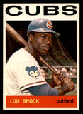1964 Topps Baseball #029 Lou Brock Cubs EX-MT 539725