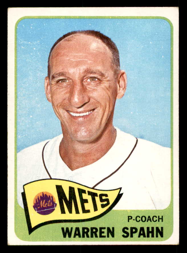 1965 Topps Baseball #205 Warren Spahn Mets EX-MT 539729