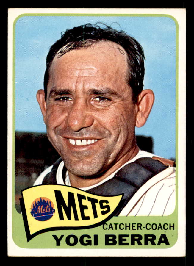 1965 Topps Baseball #470 Yogi Berra Mets EX-MT 539732