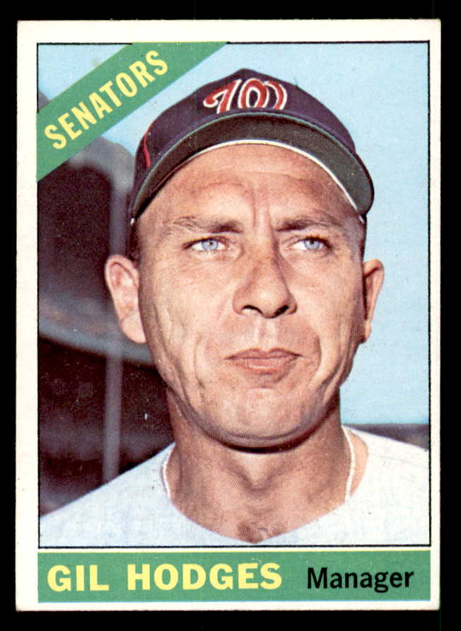 1966 Topps Baseball #386 Gil Hodges Senators EX-MT 539760
