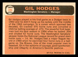 1966 Topps Baseball #386 Gil Hodges Senators EX-MT 539760