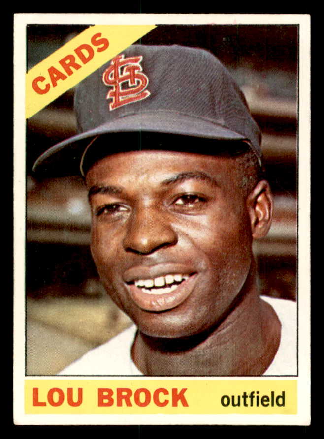 1966 Topps Baseball #125 Lou Brock Cardinals EX-MT 539764