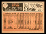 1966 Topps Baseball #365 Roger Maris Yankees EX-MT 539778
