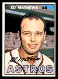 1967 Topps Baseball #166 Eddie Mathews Astros EX-MT 539789
