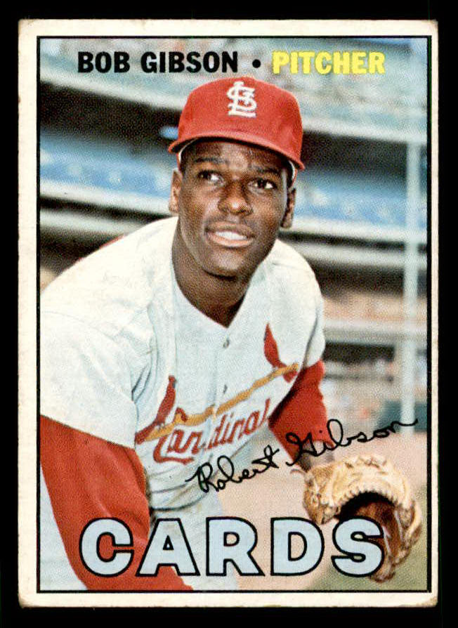 1967 Topps Baseball #210 Bob Gibson Cardinals VG-EX 539798