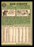 1967 Topps Baseball #210 Bob Gibson Cardinals VG-EX 539798