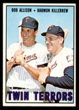 1967 Topps Baseball #334 Harmon Killebrew Bob Allison EX-MT 539799
