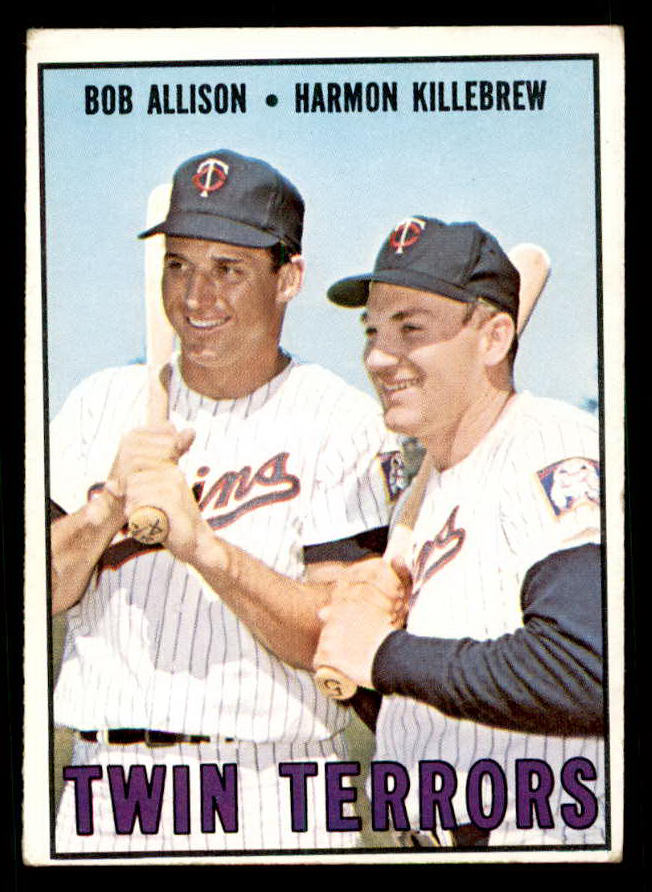 1967 Topps Baseball #334 Harmon Killebrew Bob Allison VG-EX 539800