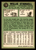 1967 Topps Baseball #140 Willie Stargell Pirates EX-MT 539807
